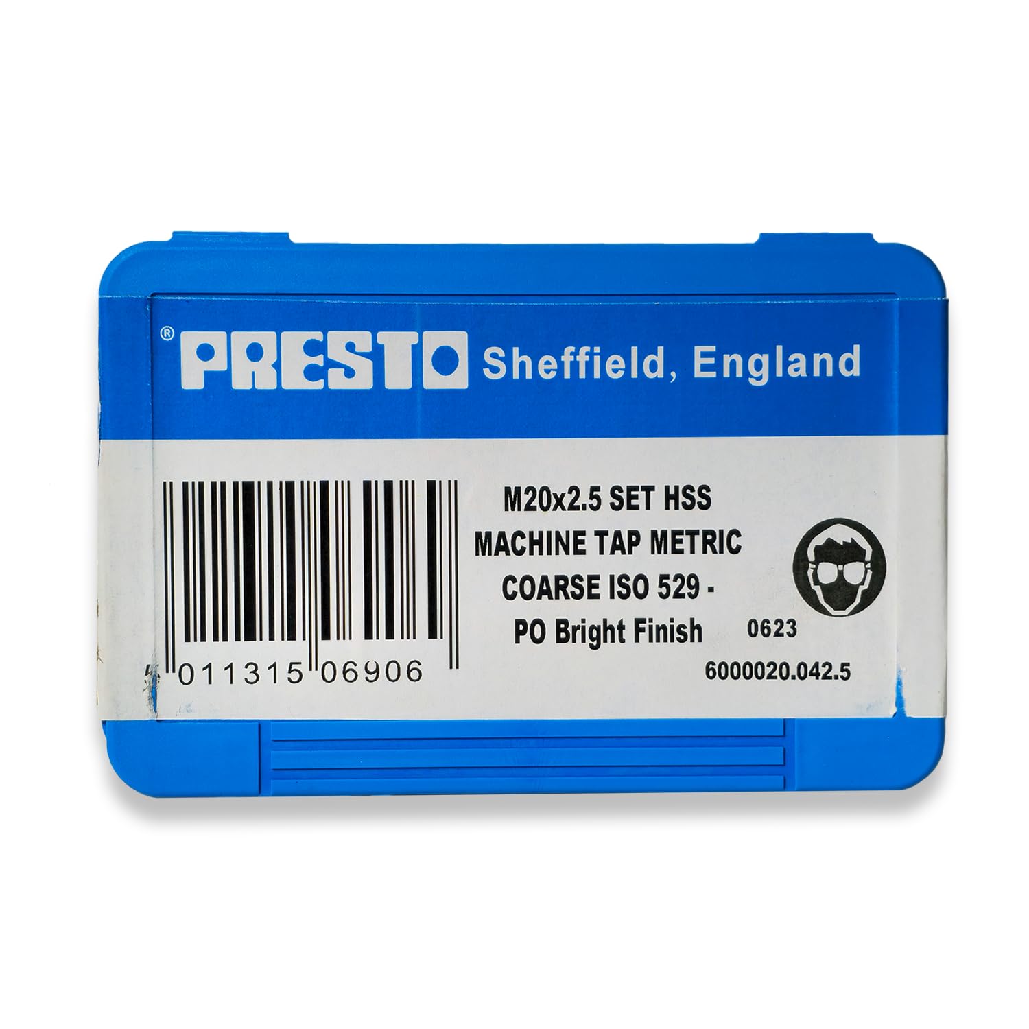 Presto 6000020.042.5 M20x2.5 Metric Coarse Hand Tap Set (Pack of 3)