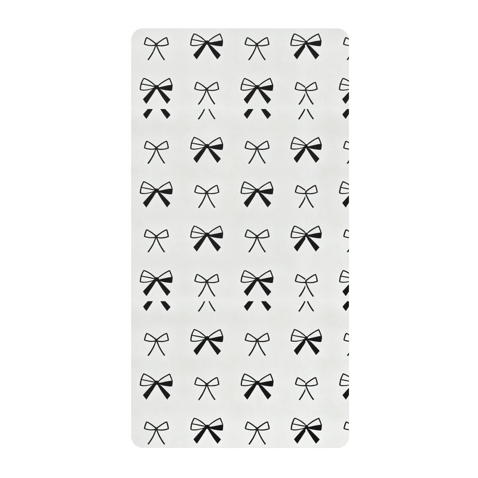 Drap de berceau en coton ultra doux avec nœud élégant pour chambre de bébé