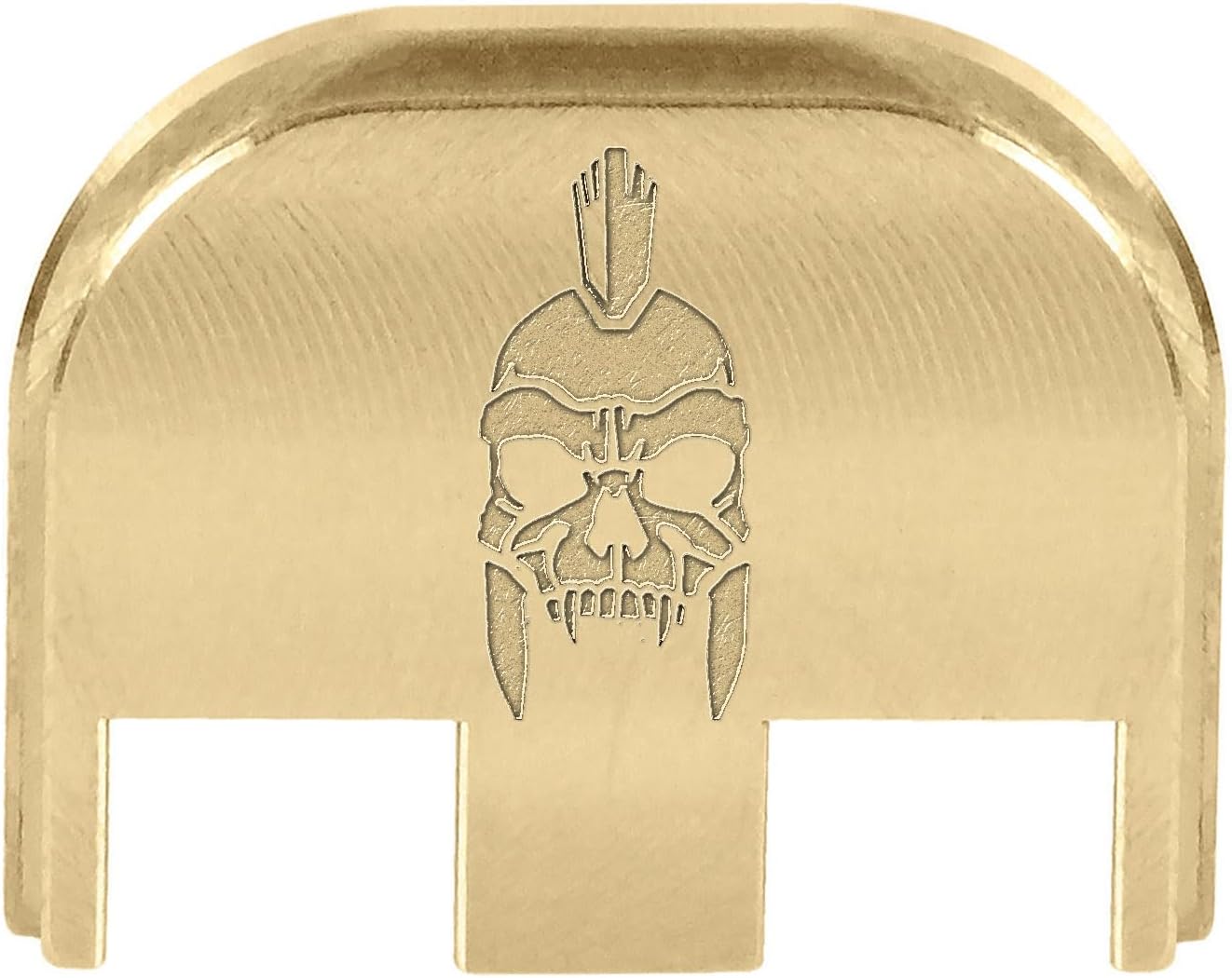 NDZ Performance Slide Back Plate for Glock Gen 5 Models 17 19 19X 22 23 26 27 34 45 47 - Laser Engraved Brass - 9mm/.40 - Custom Image & Color Fill Options - Made in USA