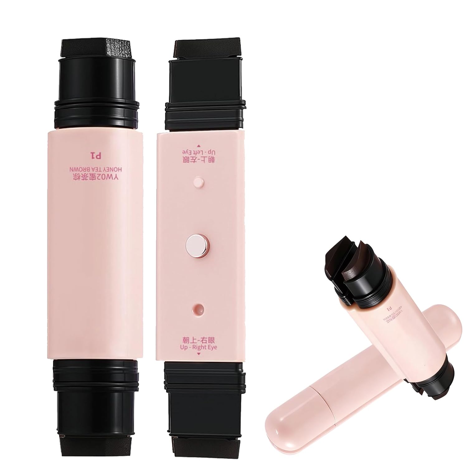 Magnetic Eyeliner Stamp – 2 Styles Winged Cat Eye Stencil, Waterproof Eyeliners Tool, Smudge Proof Eyeliners Pen for Beginners, Smudge-Proof & Long-Lasting (Black)