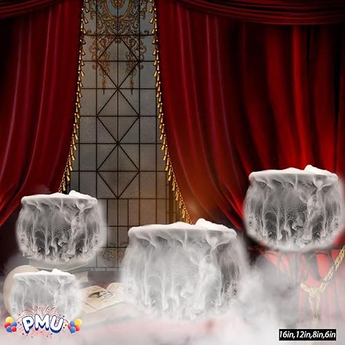 Miniatura 4 de PMU Caldero de Halloween  Paquete múltiple de 4 piezas surtido de plástico para dulces para niños  Recuerdos y suministros de fiesta de Halloween