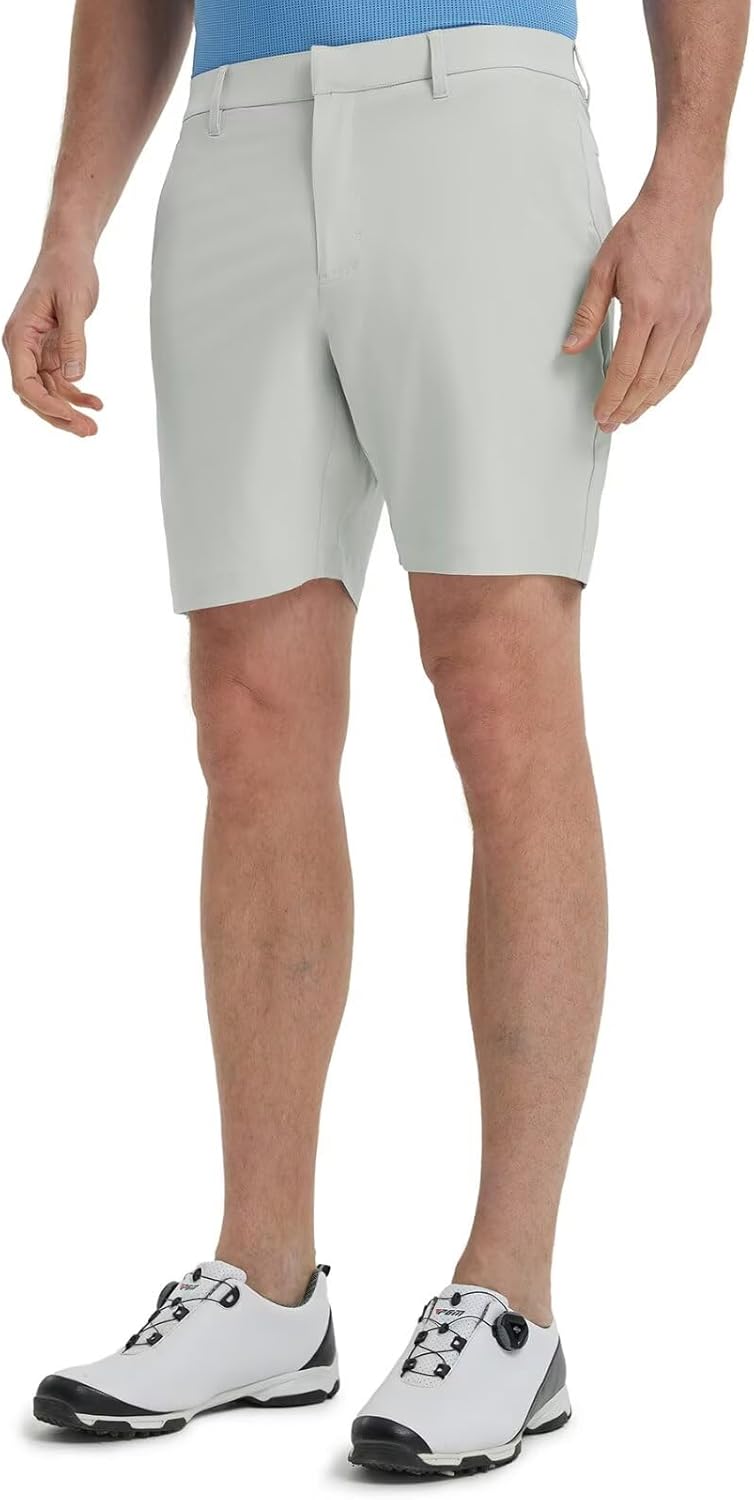 M MAELREG Mens Golf Shorts 7"/9" Lightweight Quick Dry Water-Resistant Stretch Waistband Flat Front Casual Mens Dress Shorts - Image 2
