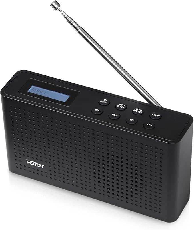 iStar PI00679 DAB/DAB Digital+ & FM Radio, Portable Mains and Battery Powered DAB Radios