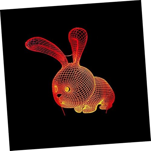 Miniatura 2 de Uonlytech Nightlights LED Night Light Bulbs Rabbit Night Light Bunny Night Lamp Bedroom Night Light Baby Night Light Decorate 3D LED LED Night Light