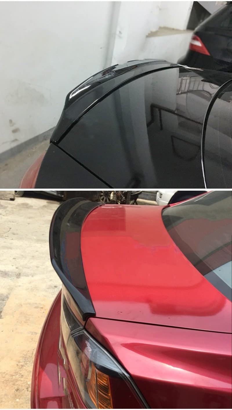 per Mitsubishi per Lancer Ex Evo 2008 2009 2010 2011 2012 2013 2014 2015 Auto Spoiler Posteriore Ala Tronco Coda Spoiler Ala Kit Ala Spoiler Tetto Posteriore (Color : Bianca)