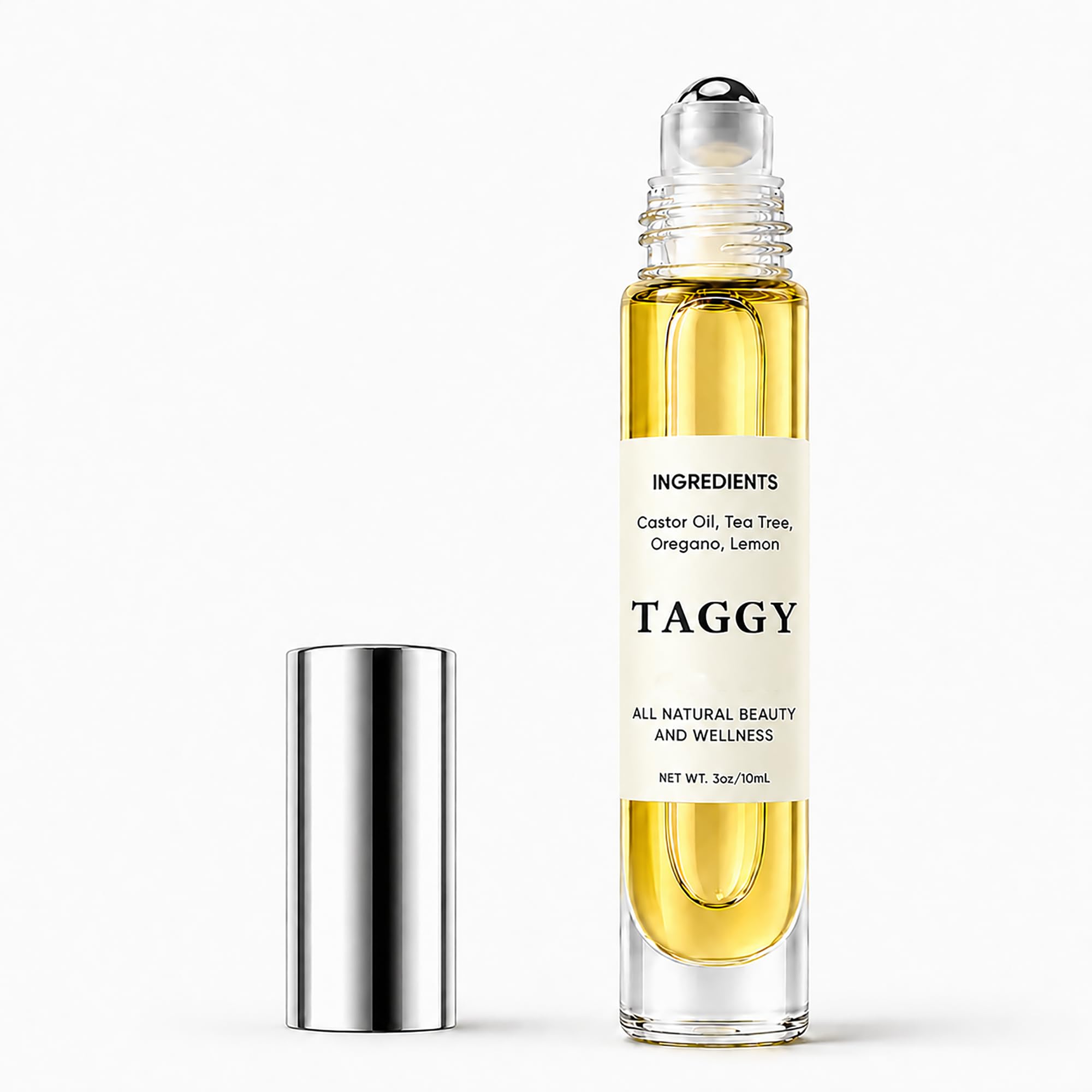 Taggy Roller for Skin Botanical Oil Blend with Castor Oil, Tea Tree, Oregano & Lemon