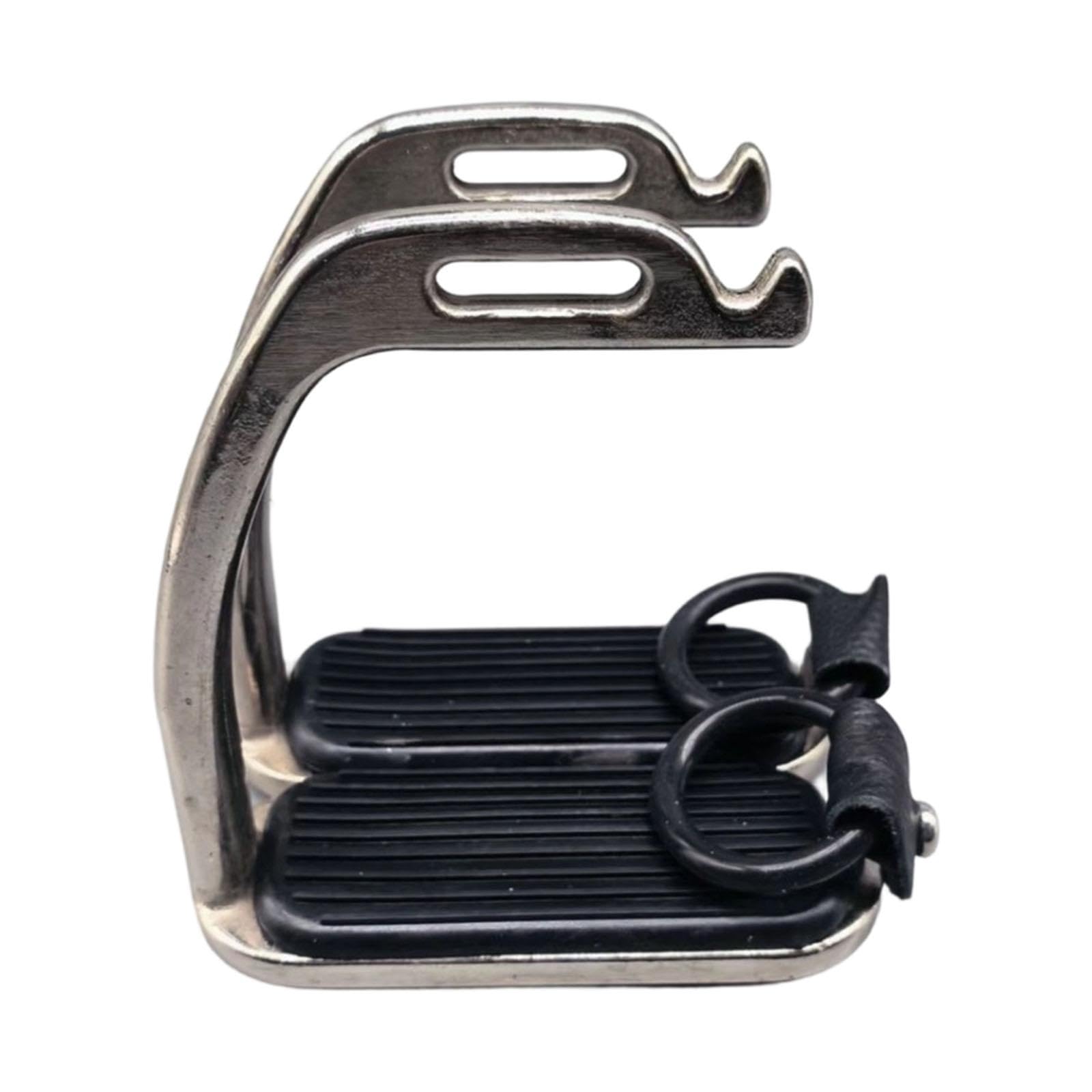 Estribos para Caballo con Diseño Ergonómico Herramienta de Montar Resistente Accesorio con Base Antideslizante Equipo Ecuestre Seguro Adecuado para