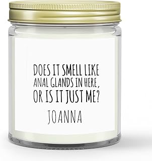 Joanna - Does It Smell Like Anal Glands Here Coconut Soy Wax Candle 4oz, 9oz
