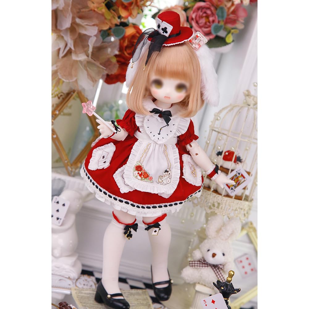 Amazon.co.jp: 1/4BJD ドール 球体関節人形服 手作 ワンピース 衣装