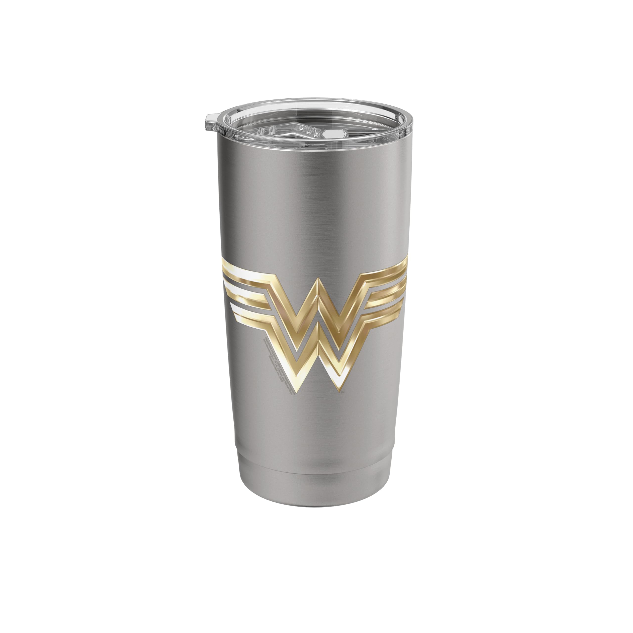 Wonder Woman 1984 Golden Logo Stainless Steel Insulated Tumbler