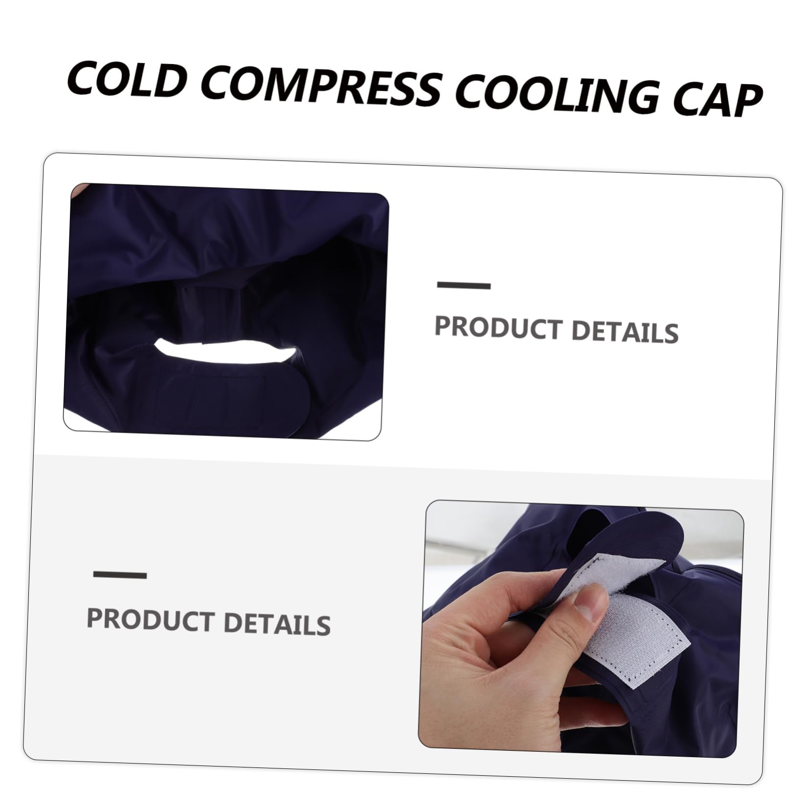 GANAZONO Cappello Sicuro e Terapia Caldo Refrigerante Blu Riutilizzabile Freddo di Perdite per Collo e Spalle