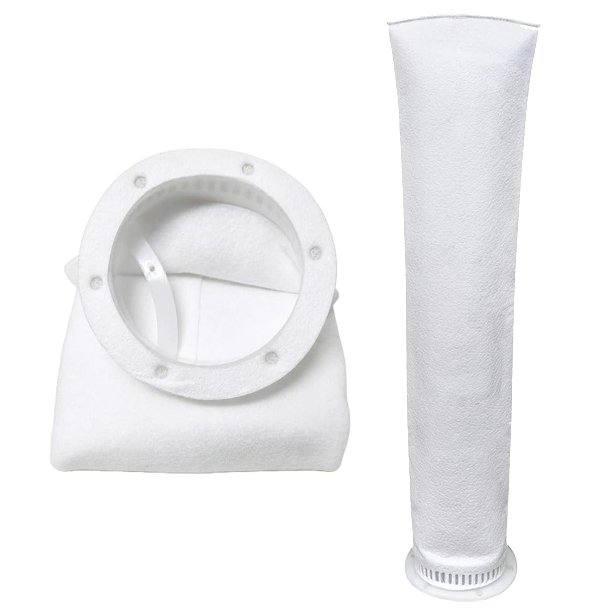2pcs Water Filter Bag for water tank 5 Micron Sediment Filter FB-20-5M for Overhead Water Tank & 20 Inch Big Blue Housing | Reusable Cartridge for Sand, Dirt, Silt, Mud & Rust Particles | 20" x 4" Bag-picture-19