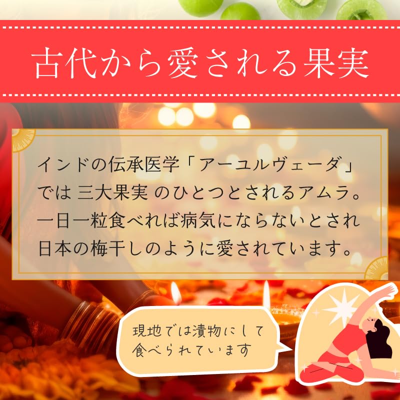 Amazon.co.jp: アムラパウダー 無添加 オーガニック 100g 有機 JAS認証