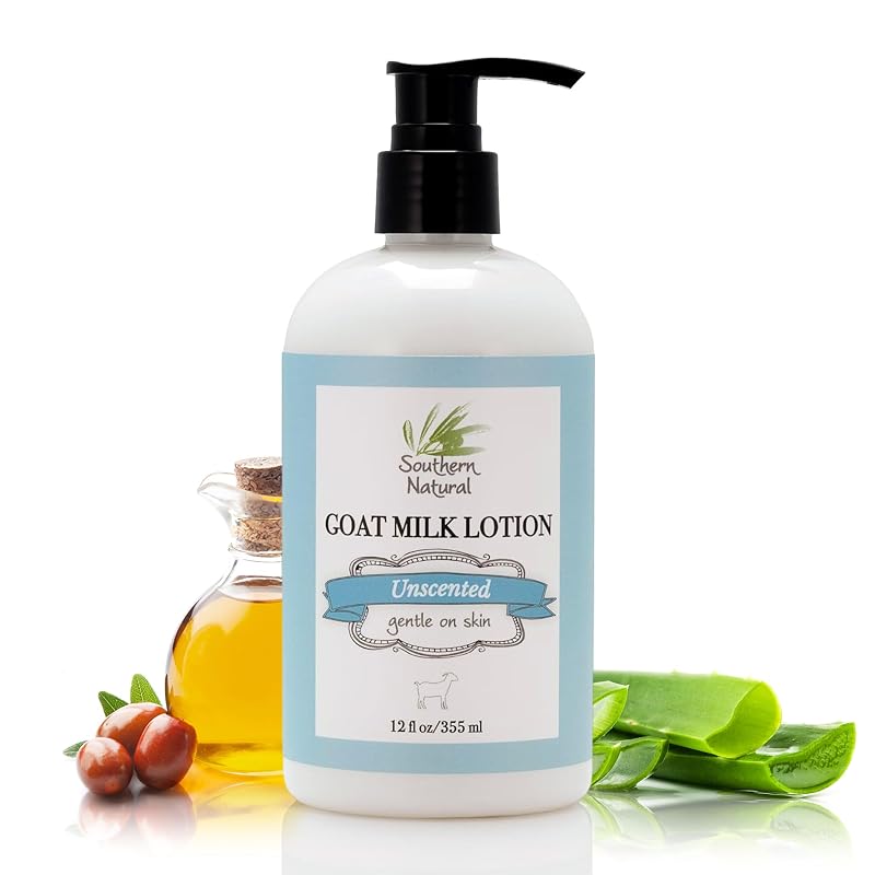 Southern Natural Loção Corporal de Leite de Cabra sem Fragrância, 355 mL