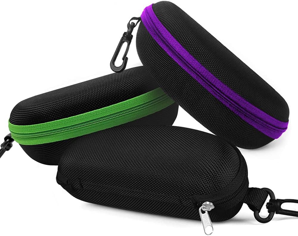 Yamrots 3pcs Zipper Hard Sunglasses...