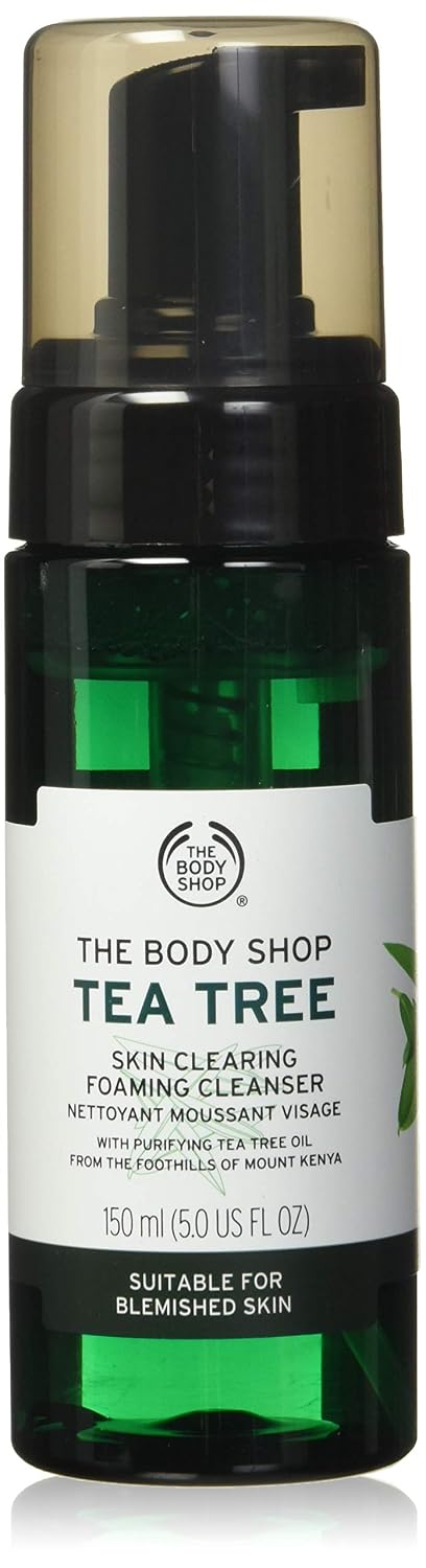 Best Cyber Monday 🔥 The Body Shop Tea Tree Skin Clearing Foaming Cleanser, 5 Fl Oz (Vegan) Crazy Deals The Body Shop Tea Tree Skin Clearing Foaming Cleanser, 5 Fl Oz (Vegan)