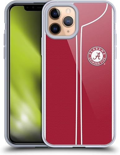 Miniatura 352 de Head Case Designs Funda de gel con logotipo oficial de la Universidad de Alabama UA [protección de grado militar] compatible con Apple iPhone 11