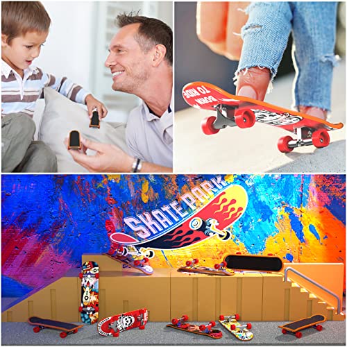 Time4Deals FB-30 Fingerboard Mini Finger Skateboards Toys 12Pcs Professional Finger Boards Set Creative Fingertips Movement thumb #6