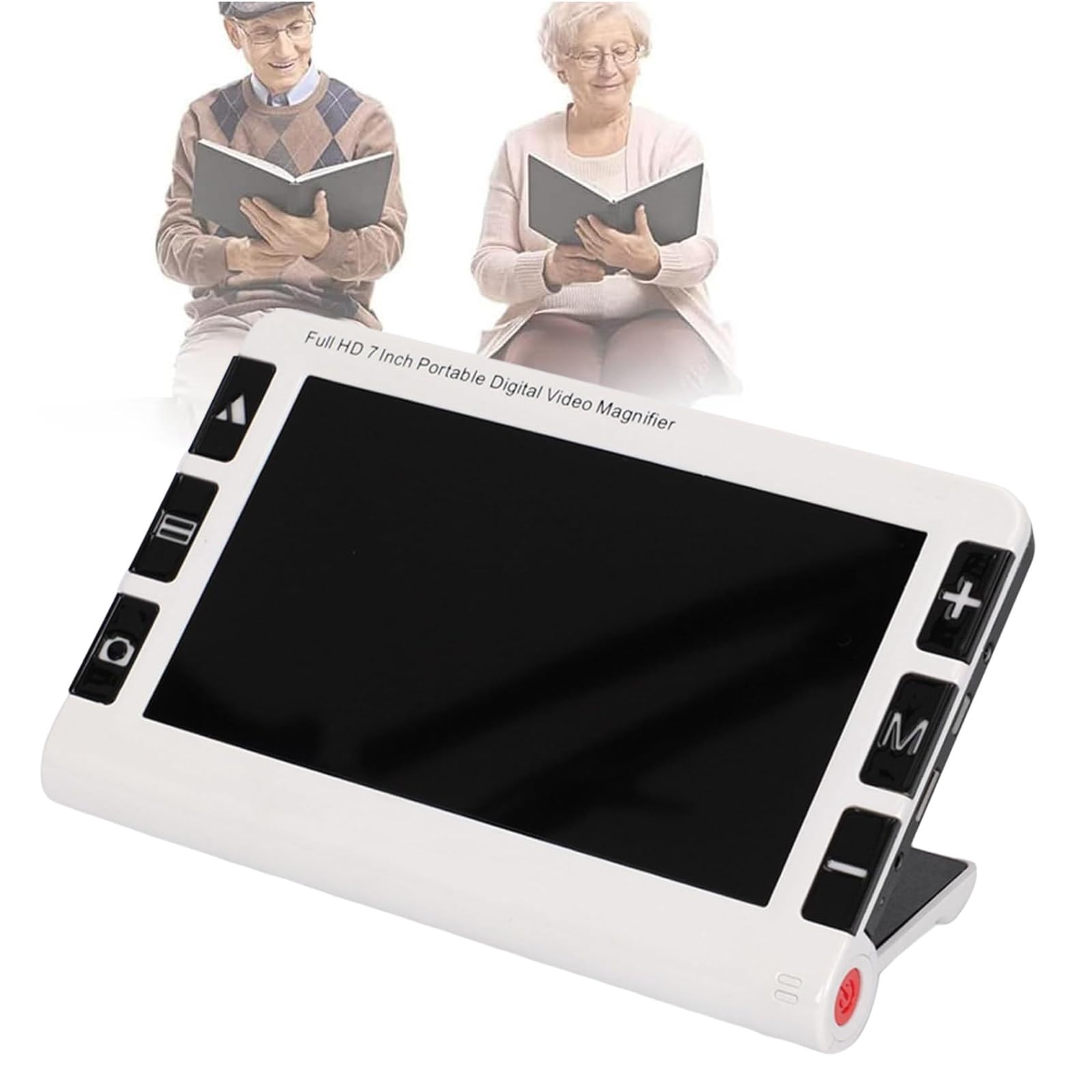 Lupa Electrónica Portátil De Lectura, Lupa Digital Electrónica De Lectura, Ayudas Portátiles para La Lectura, Visualización Cómoda, Diseño De Soporte, para Degeneración Macular & Ayuda Baja Visión