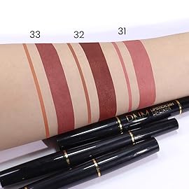 evpct 1Pcs Matte Lip Liner and Lipstick Combo Set Kit for Women, Magic Neutral Lipsticks 24 Hours Original Lipstick and Lips Liner Pencil Stain Gloss Makeup Long Lasting Waterproof, 33 MORE TAUPE