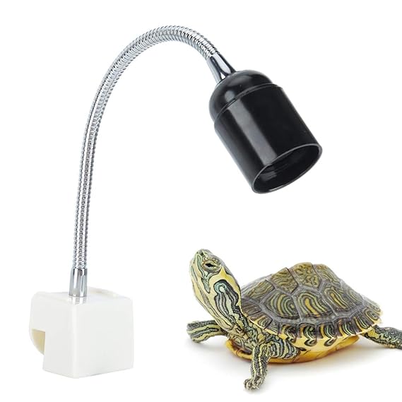 UBERSWEET Durable Compact Long Bent Lamp Holder, Sun Lamp Holder, Adjustable for Lamp Holder E27 Lamp Head Home Office