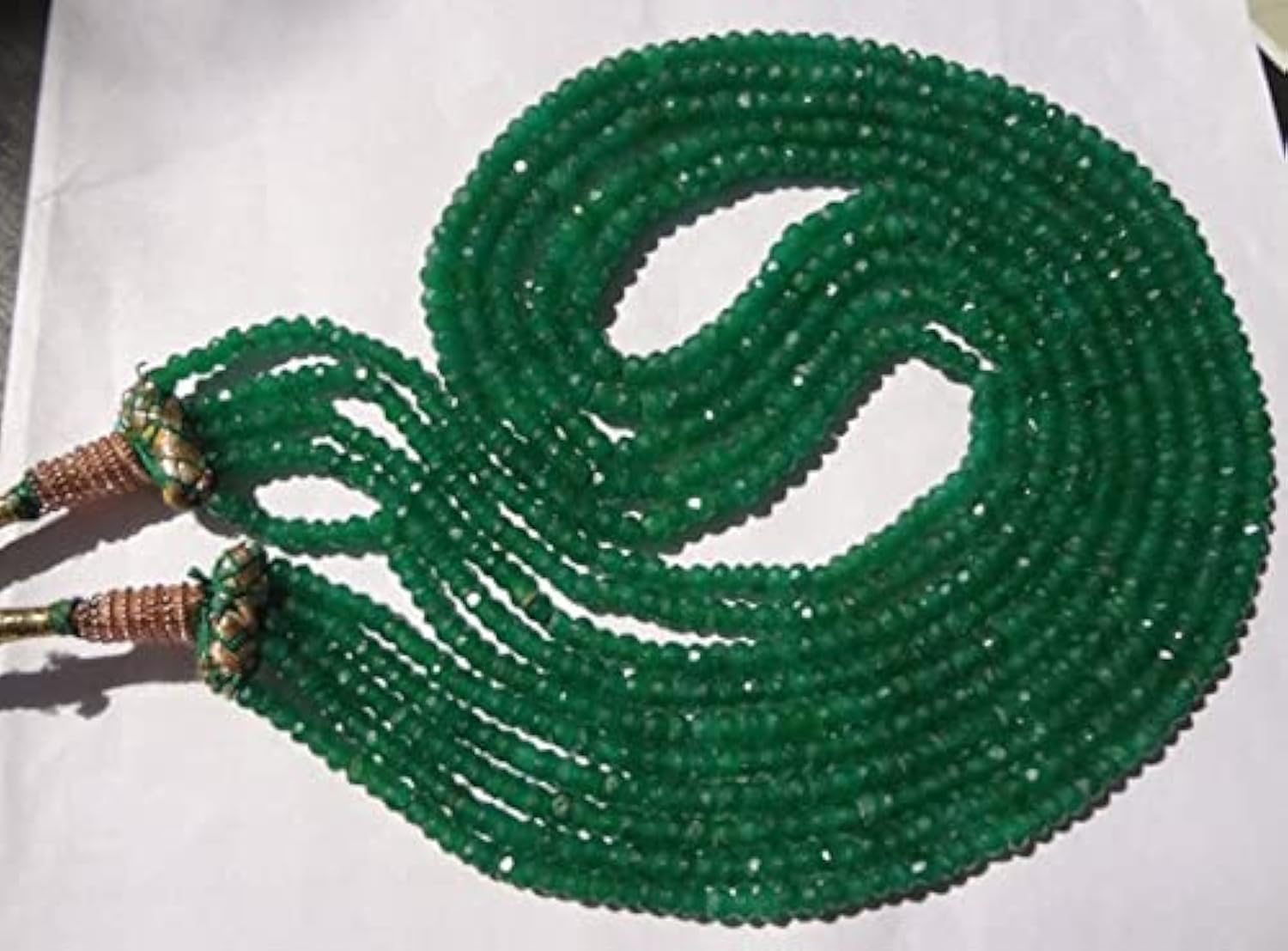 Émeraude naturelle LKBEADS fine 2.5mm pour réparer et créer des bijoux