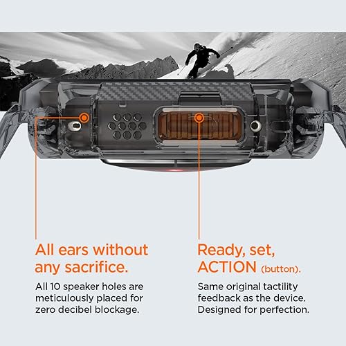 Miniatura 9 de Spigen Rugged Armor Pro - Funda con correa diseñada para Apple Watch Ultra de 1.929in, cristal espacial