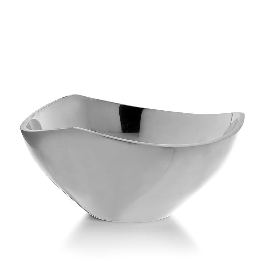 Nambe　皿 Amazon.com | Nambe Tri-Corner Salad Bowl | Chilled Serving