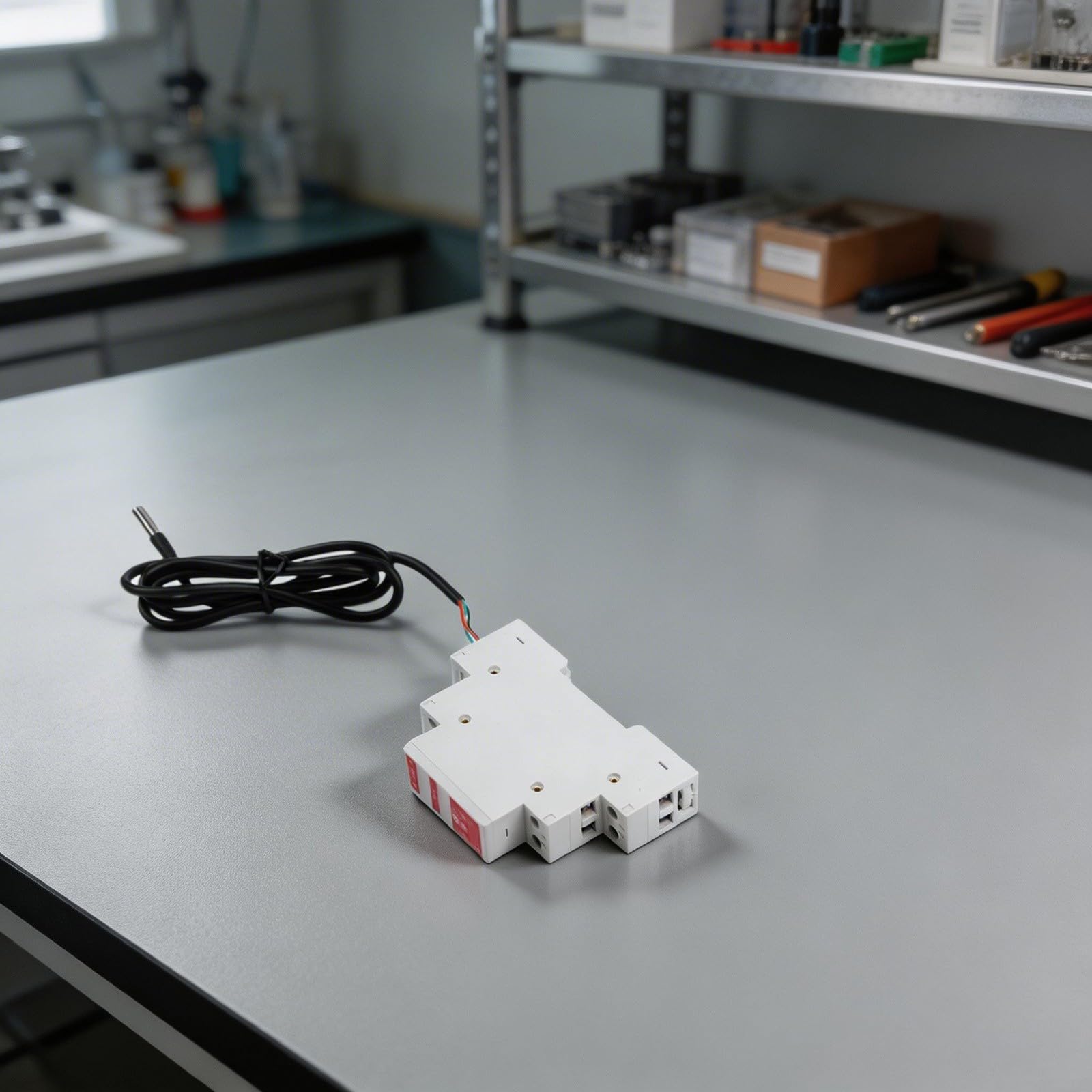 Termostato digitale, guida DIN, regolatore di temperatura intelligente WiFi con sonda, per telecomando app tuya, allarme programmabile per casa serra acquario