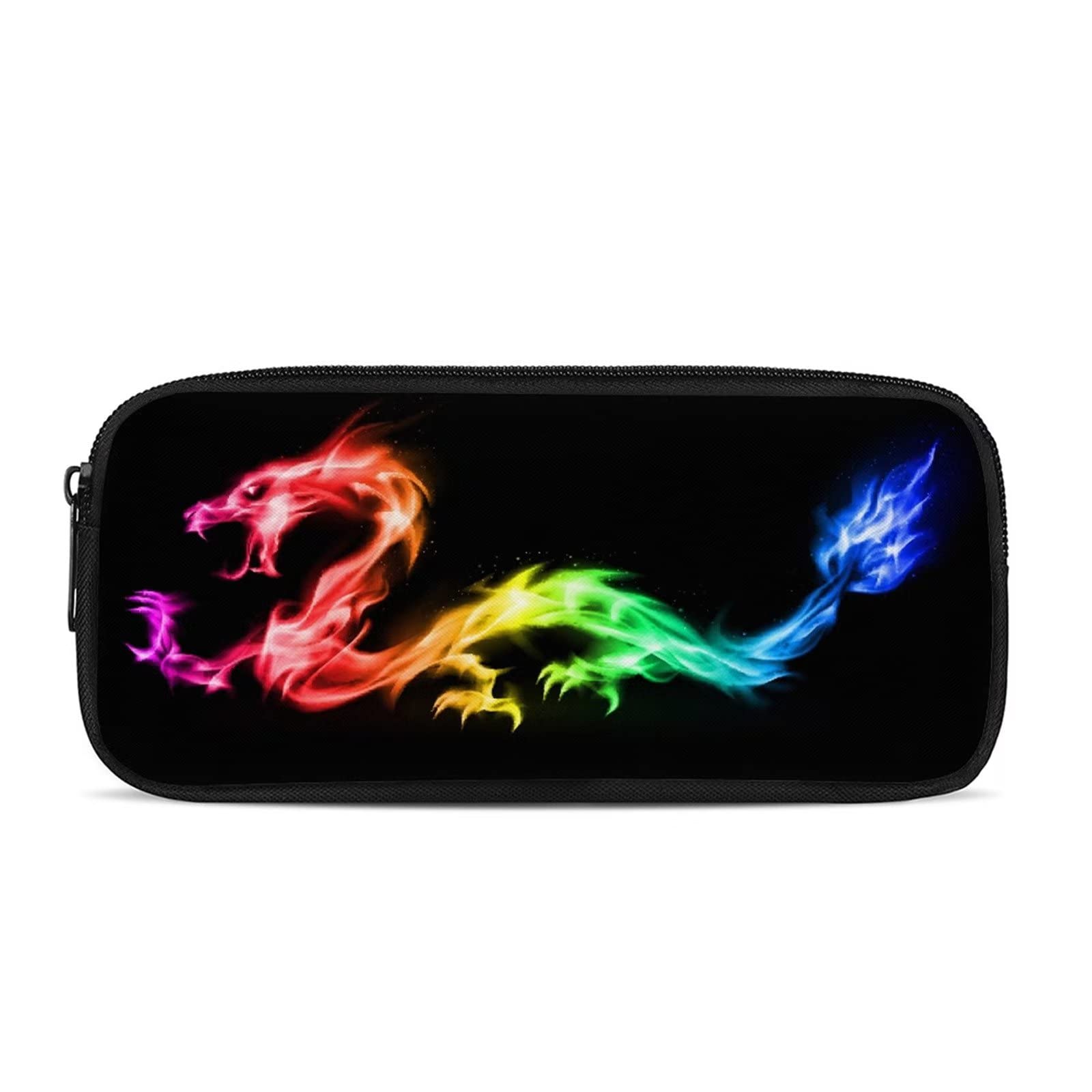 Belidome Colorful Dragon Kids Pencil Case Bag with Durable Zipper Portable Pen Organizer