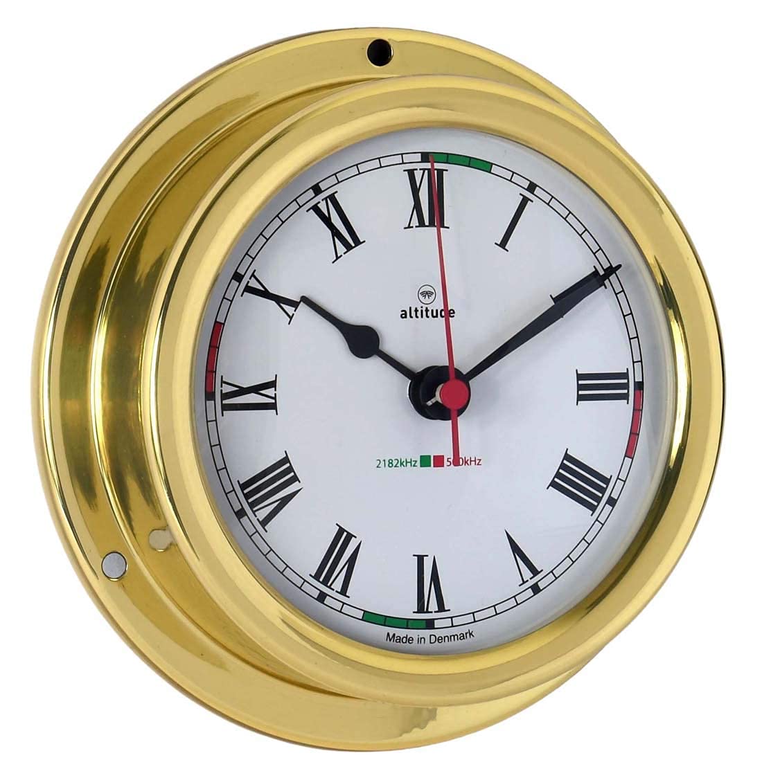 Delite 858cz Altitude Reloj de barco latón pulido, 127 mm x 40 mm