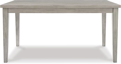 Miniatura 4 de Signature Design by Ashley Parellen Modern Farmhouse - Mesa rectangular para comedor, color gris