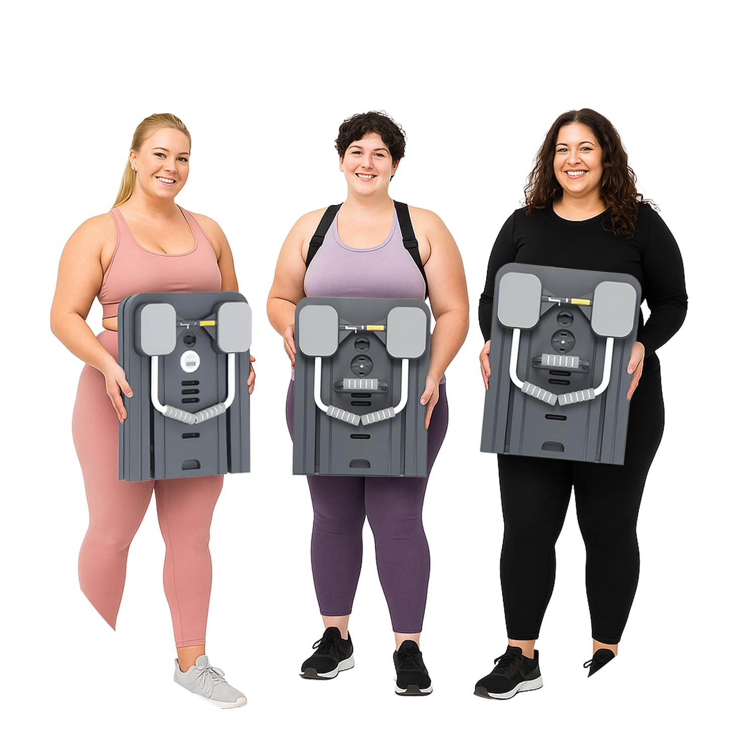 Juego de tabla de pilates para el hogar – Máquina reformadora plegable de pilates, minitabla reformadora de pilates, reformador para pilates premium, incluye temporizador, bandas de resistencia, asas