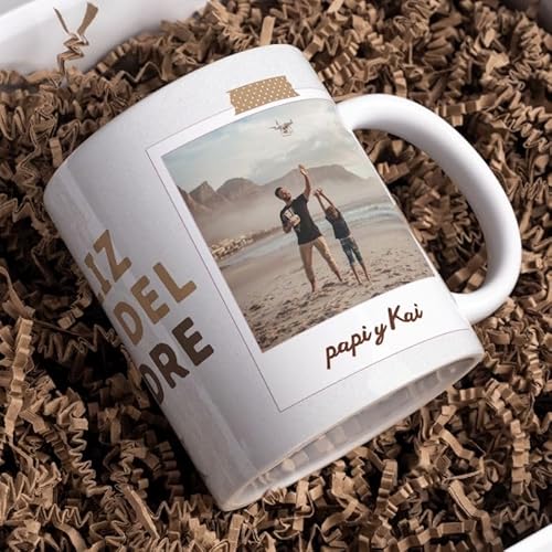 Nomart Taza Día del Padre Personalizada con Fotografía y Nota, Taza para el Día del Padre, Regalo Papá, Regalo Padre, Día del Padre Personalizado, Taza con Foto y Dedicatoria Nomart Taza Día del Padre Personalizada con Fotografía y Nota, Taza para el Día del Padre, Regalo Papá, Regalo Padre, Día del Padre Personalizado, Taza con Foto y Dedicatoria