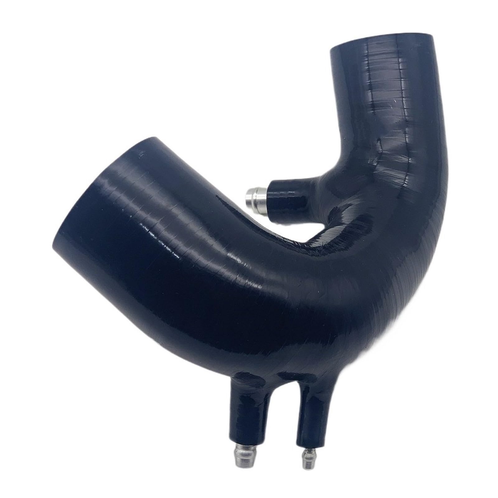 Hjfhcfgj Black With Logo Parts Fit For Abarth 500 595 Ihi Turbo Silicone Intake Hose Kit Performance System Silicon Tube Pipe Turbo Hose Pipe(Black With Logo)
