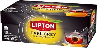 Lipton Earl Grey Bergamot Aromalı Demlik Poşet Çay 48'li Paket