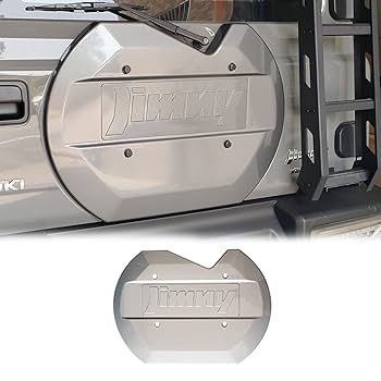 スズキ ジムニー スペアタイヤレス　カバー スペアタイヤカバー <br> 4WDロゴ マウンテンロゴ <br> ボックス