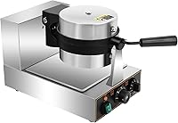 Vista 9 de Prensa eléctrica Panini, waflera y parrilla de hamburguesas, platos antiadherentes de hierro fundido con control de temperatura, waflera