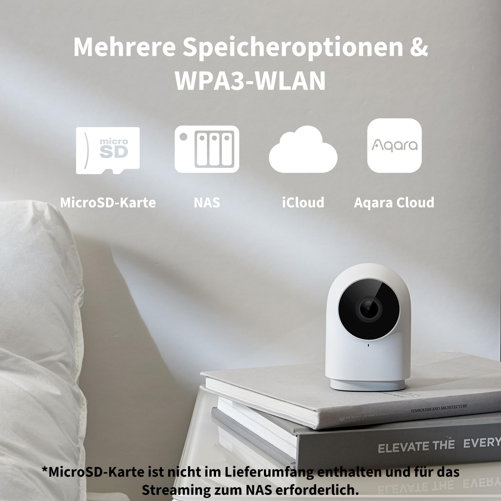Aqara Kamera-Hub G2H Pro, 1080p HD HomeKit Secure Video Innen Kamera