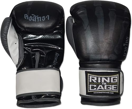 Anillo a jaula Gimnasio Entrenamiento Stand-Up Boxeo Guantes  X-Ray Impreso