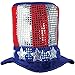 Beistle Glitz 'N Gleam Uncle Sam Top Hat