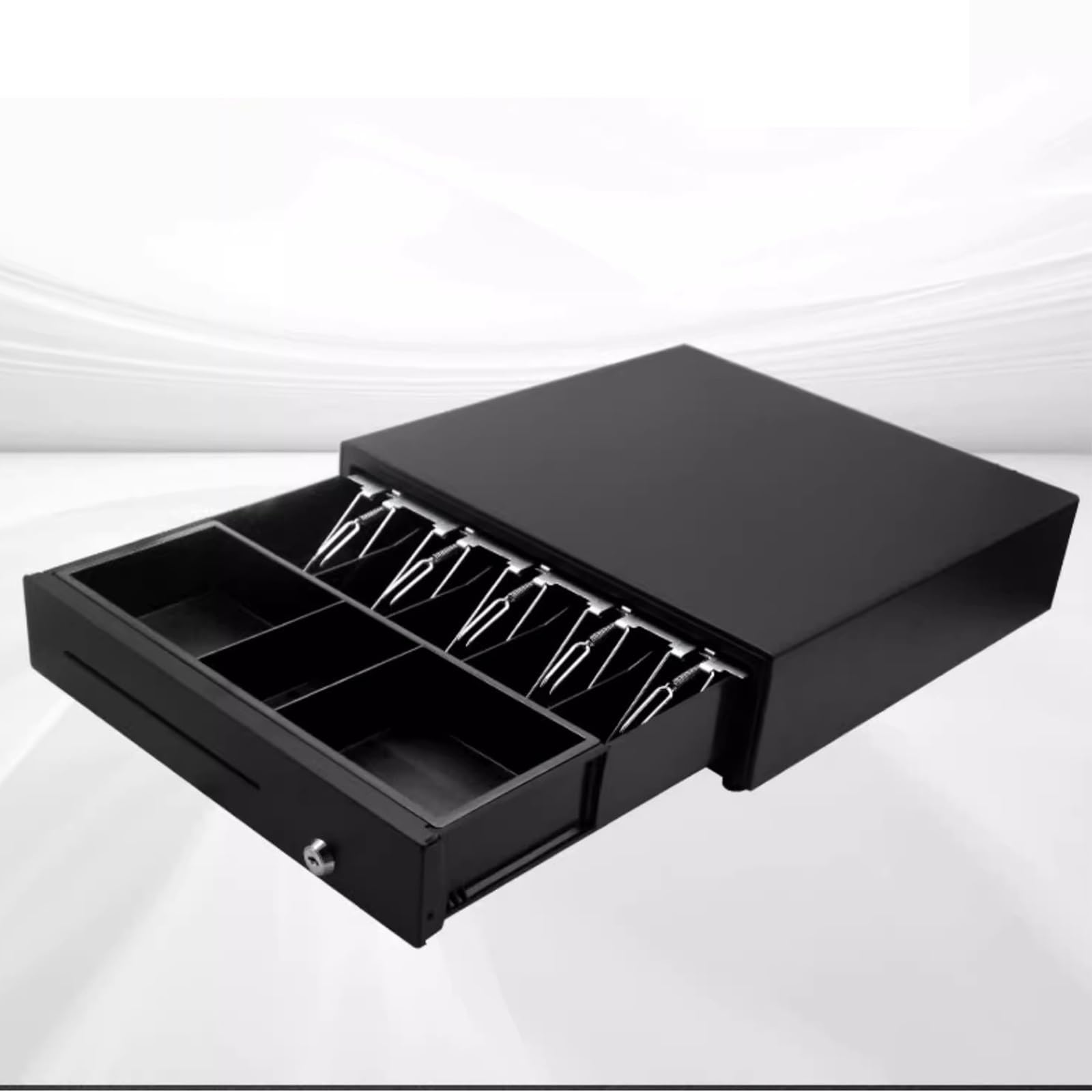Kassenbox, Kassenschublade, manuelles Aufdrücken der Kassenschublade for kleine Unternehmen des Kassensystems