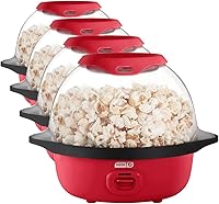 Vista 10 de Dash SmartStore - Máquina para hacer palomitas de maíz de lujo, máquina eléctrica de aceite caliente con bandeja calentadora de mantequilla, cuenco