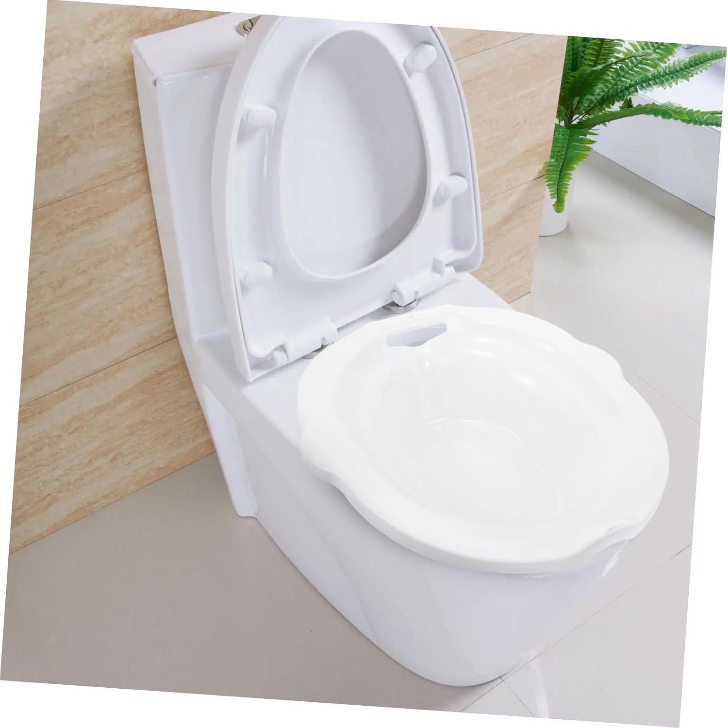 Sitz Bath Basin for Toilet Seat Postpartum Care Soaking Tub for Women Portable Design Unique Hanging for Space-Saving Storage for Comfort and