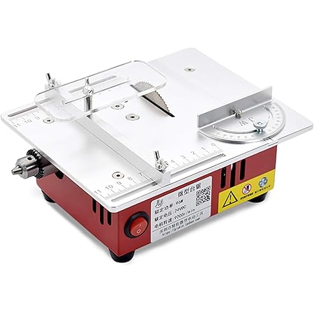 Amazon Ac100 240vミニdiyテーブルソー手動木工テーブルソー精密モデル製造テーブルソークラフトカッティングテーブルソー は電気カッティングソー90rpmを持ち上げることができます ミニカッティングテーブルソー 切断機