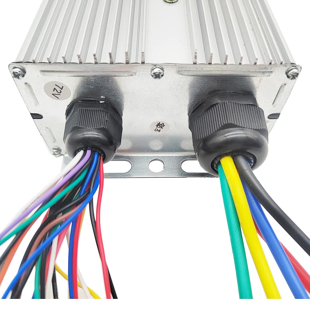 Centralina Monopattino Elettrico Regolatore Elettrico 3000W 48V 60V 64V 72V 84V 60A Brushless Dual-Mode for E-Bike Motore Moto Accessori di Ricambio Brushless Motor Controller(60V-72V 60A)