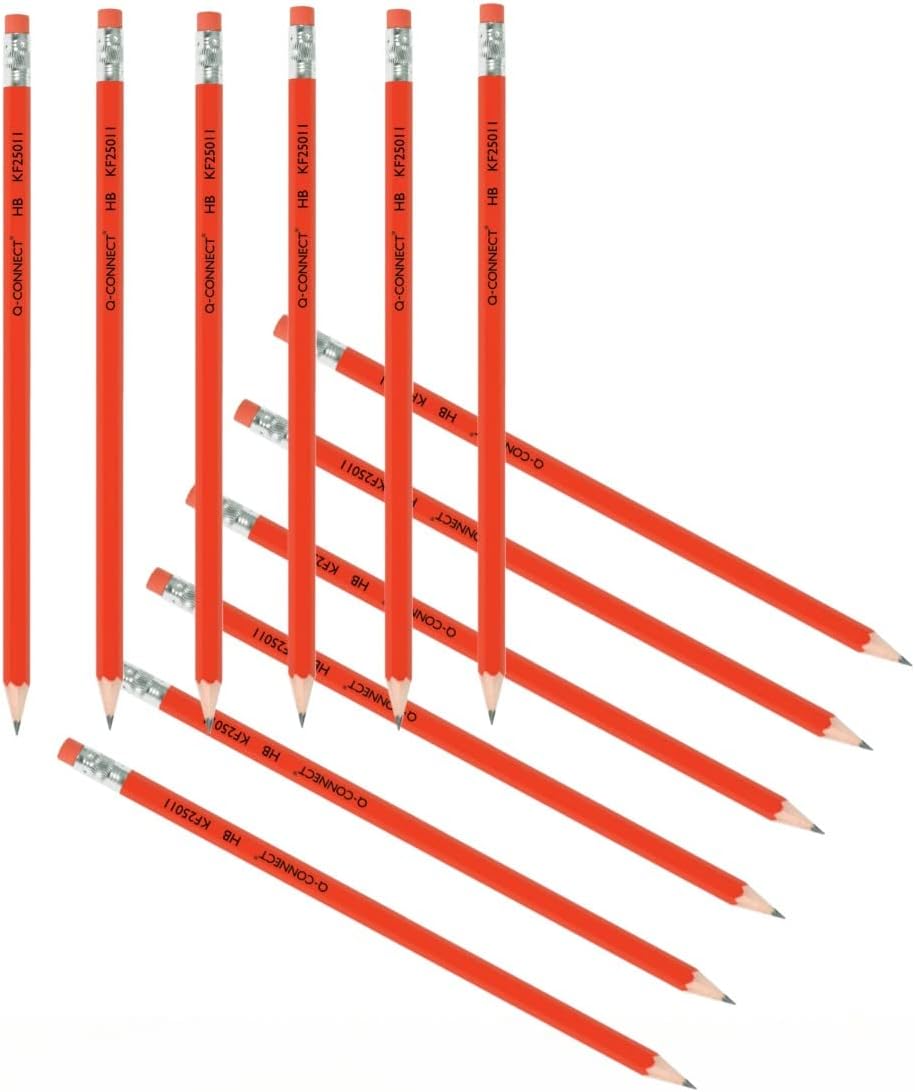 Oxford HB Rubber Tipped Pencils - Pack of 12 (P36010) : Amazon.co.uk ...