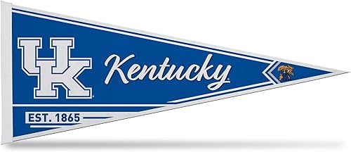 Vista 141 de Rico Industries NCAA Banderín Clásico de Fieltro para Decoración de Pared de 12" x 30" - Ideal para Decoración del Hogar/Dormitorio/Cueva de Hombre