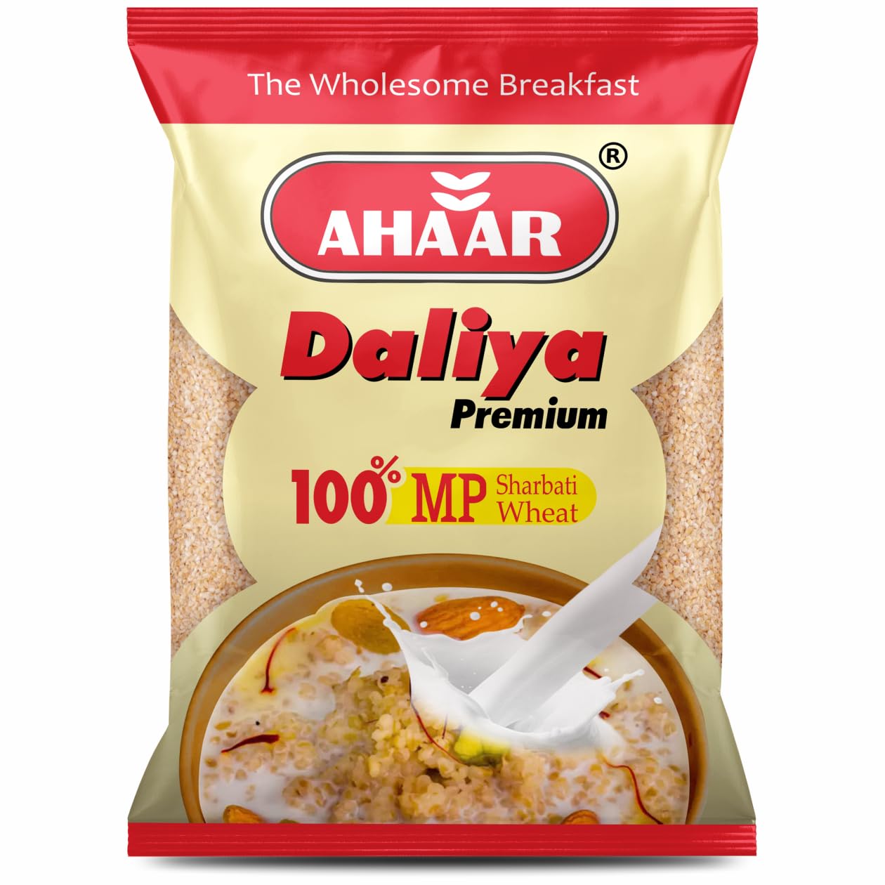 Ahaar Daliya 100% MP Sharbati Wheat Daliya 2 kg | Rich in Calcium, Vitamins & Iron (500g X 4 Pack) (B08HHLCRR3) Amazon Price History, Amazon Price Tracker