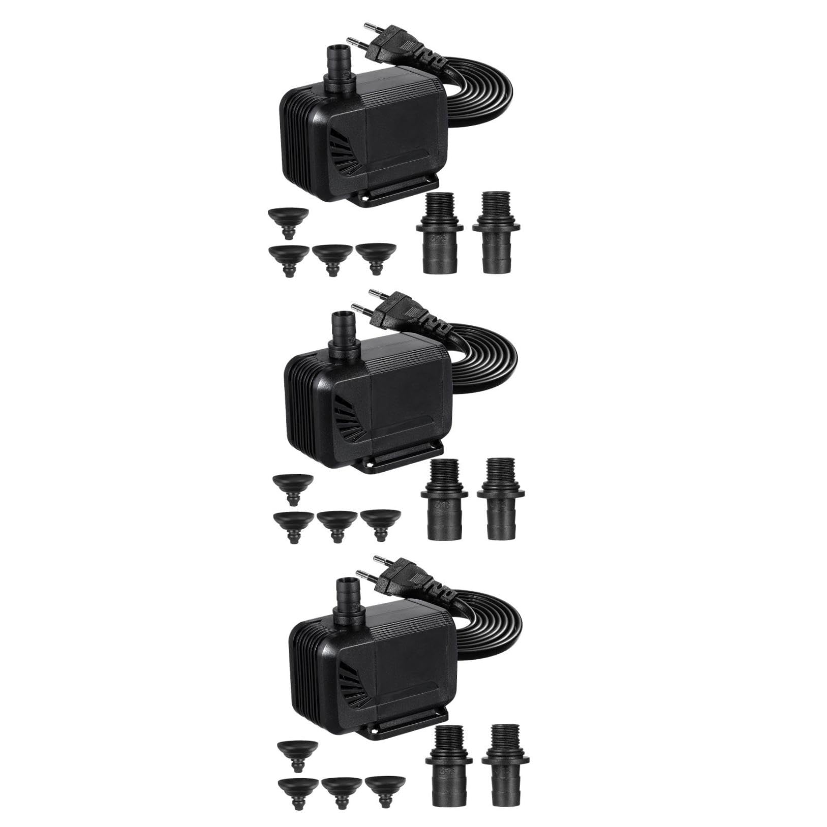 Toddmomy 3piezas Bomba Submersible Para Acuarios h Silenciosa Para Peceras y Fuentes Fácil Instalación Con Ventosas Filtro De Agua y Potente